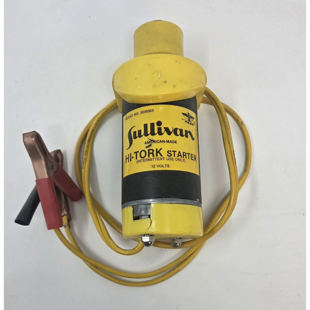 Sullivan 12 Volt Hi-Tork Electric R/C Model Airplane Engine Starter Working